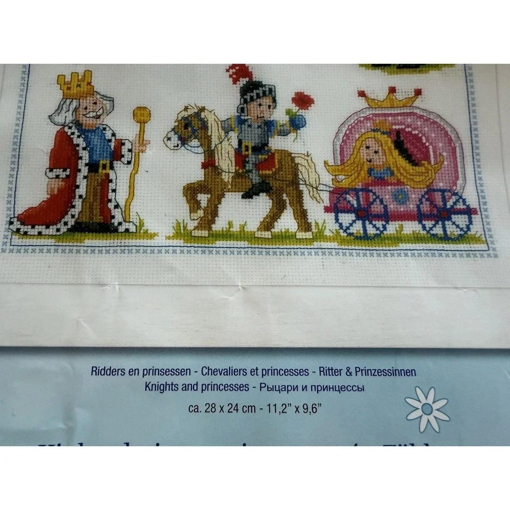 Vervaco Counted Cross Stitch Kit Knights And Princesses‎ 11.2